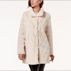 Calvin Klein Faux Fur Teddy Coat